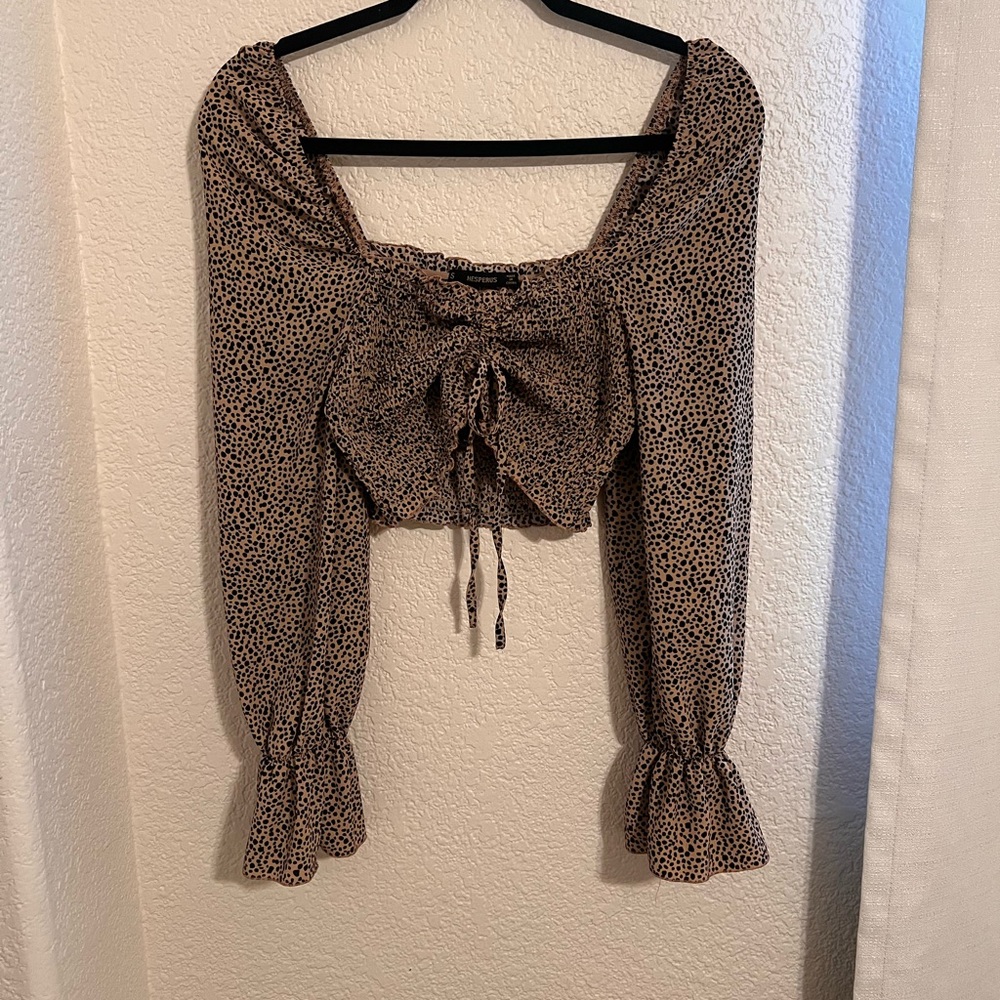 Leopard Print Women's Top
